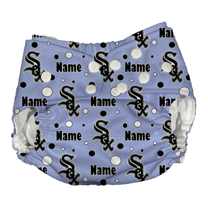 Chicago White Sox Waterproof Diaper Cover | Reusable Swimmer