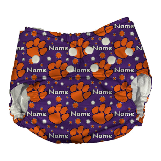 Clemson Tigers AI2 Cloth Diaper