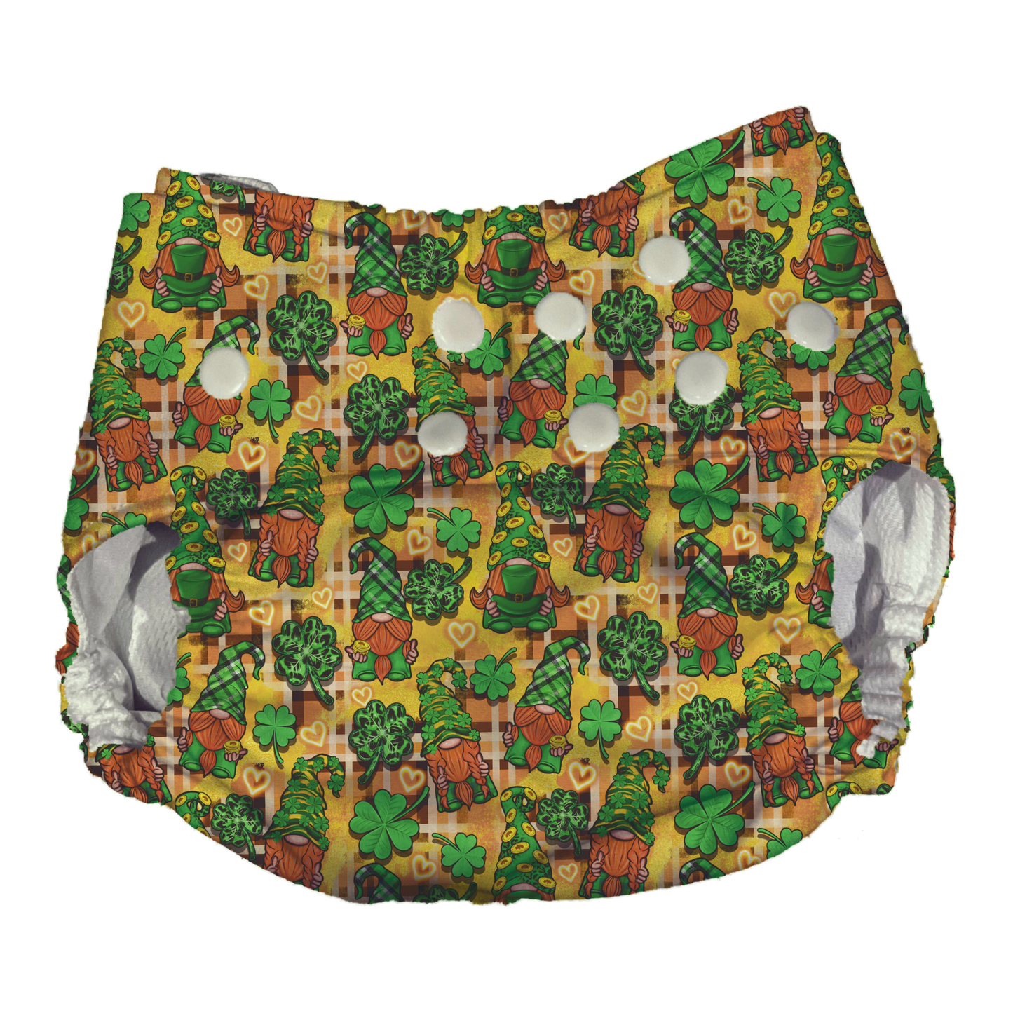 St. Patrick's Day Themed AI2 Cloth Diaper
