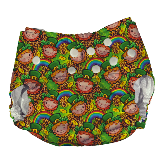 St. Patrick's Day Themed AI2 Cloth Diaper