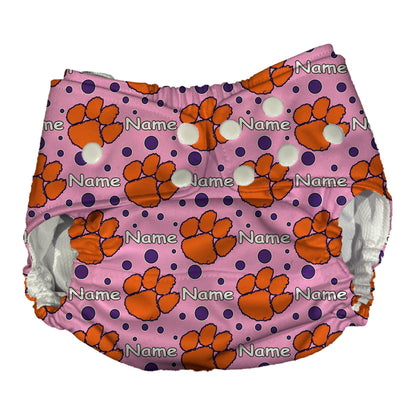 Clemson Tigers AI2 Cloth Diaper