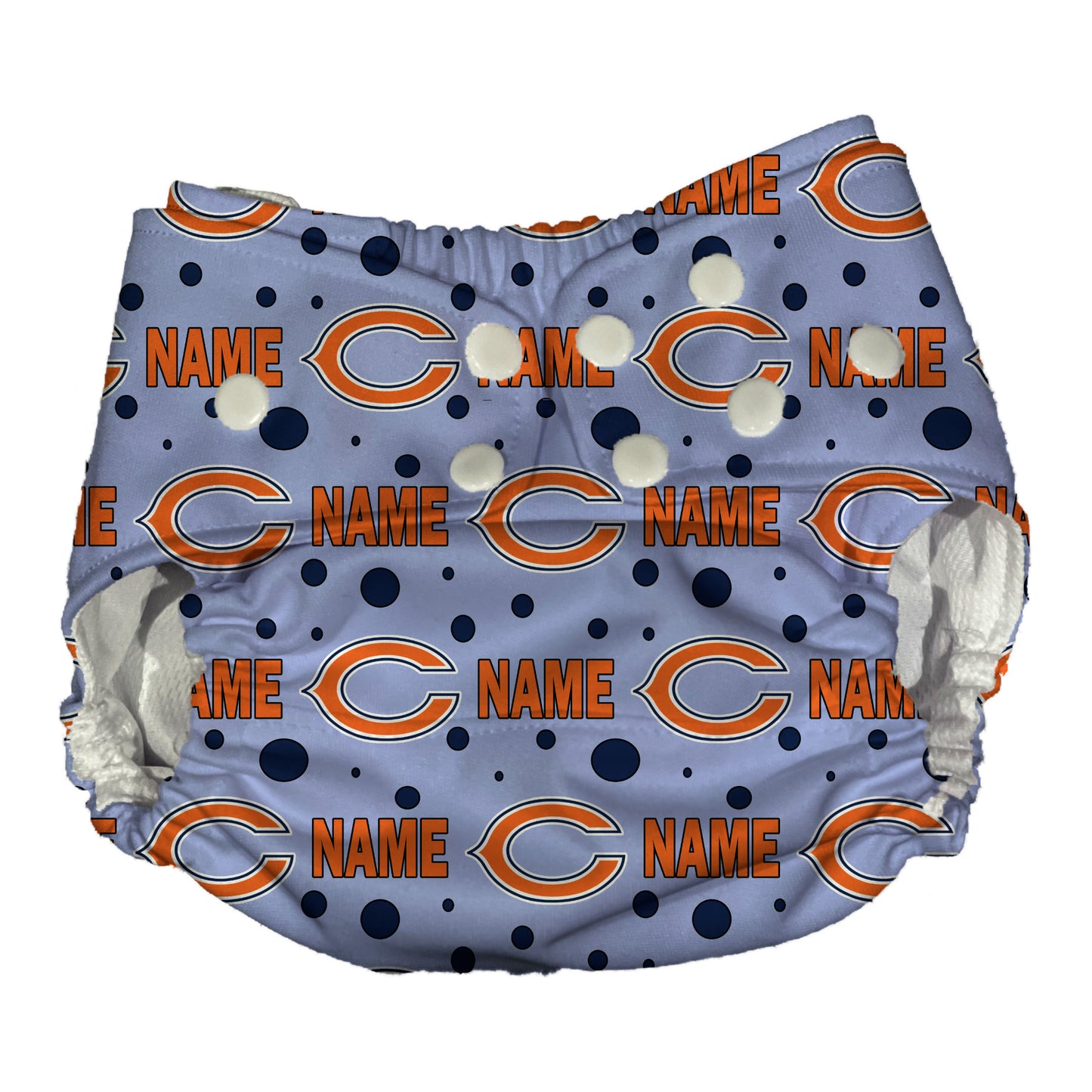 Chicago Bears Waterproof Diaper Cover | Reusable Swimmer