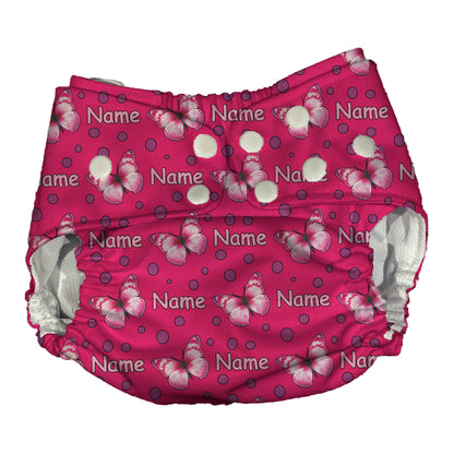 Butterfly Waterproof Diaper Cover | Reusable Swimmer