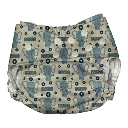 Cute Baby Animal Waterproof Diaper Cover | Reusable Swimmer