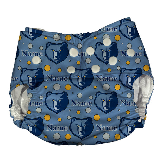 Memphis Grizzlies AI2 Cloth Diaper