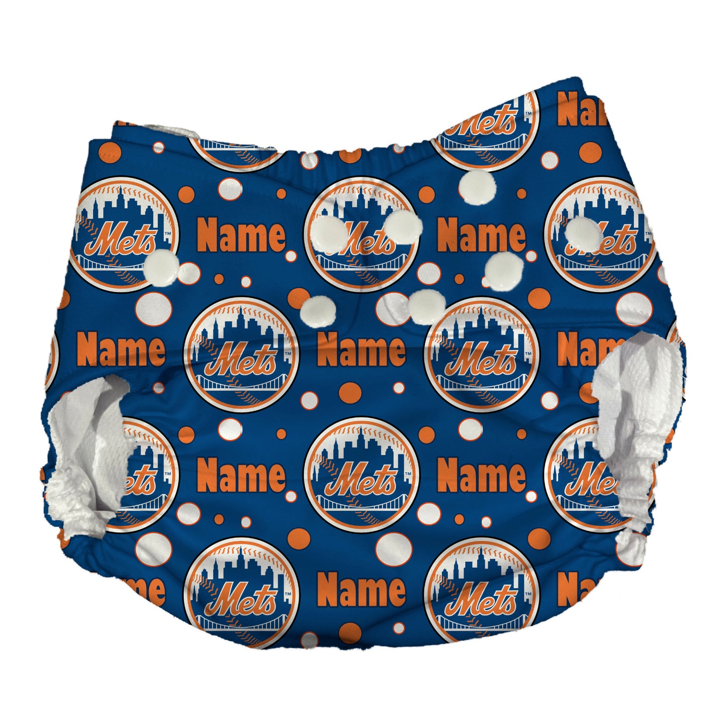 New York Mets Waterproof Diaper Cover | Reusable Swimmer