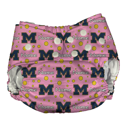 Michigan Wolverines AI2 Cloth Diaper