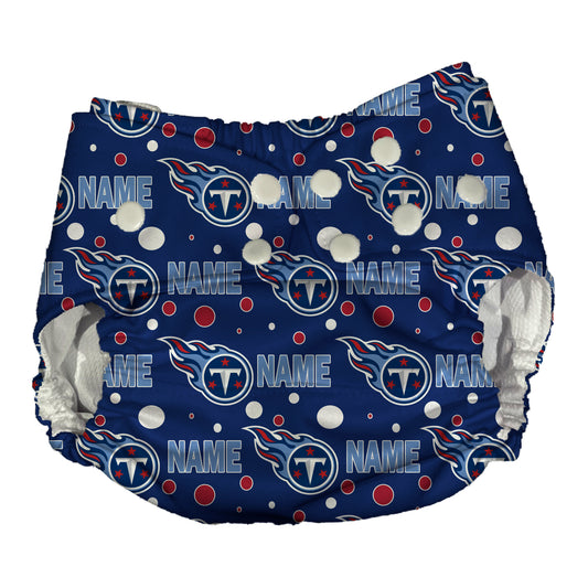 Tennessee Titans Waterproof Diaper Cover | Reusable Swimmer