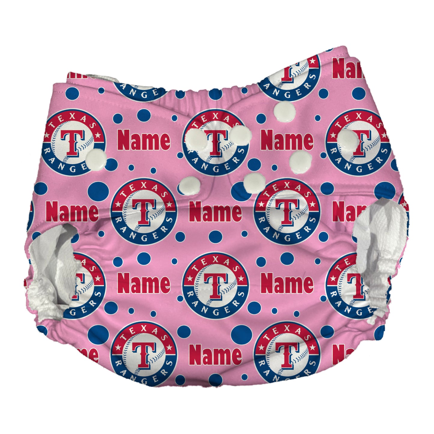 Texas Rangers Waterproof Diaper Cover | Reusable Swimmer