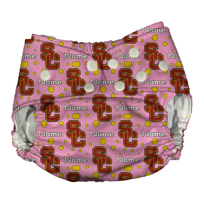 University of Southern California (USC) Waterproof Diaper Cover | Reusable Swimmer