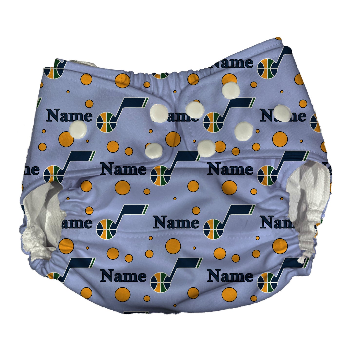 Utah Jazz AI2 Cloth Diaper