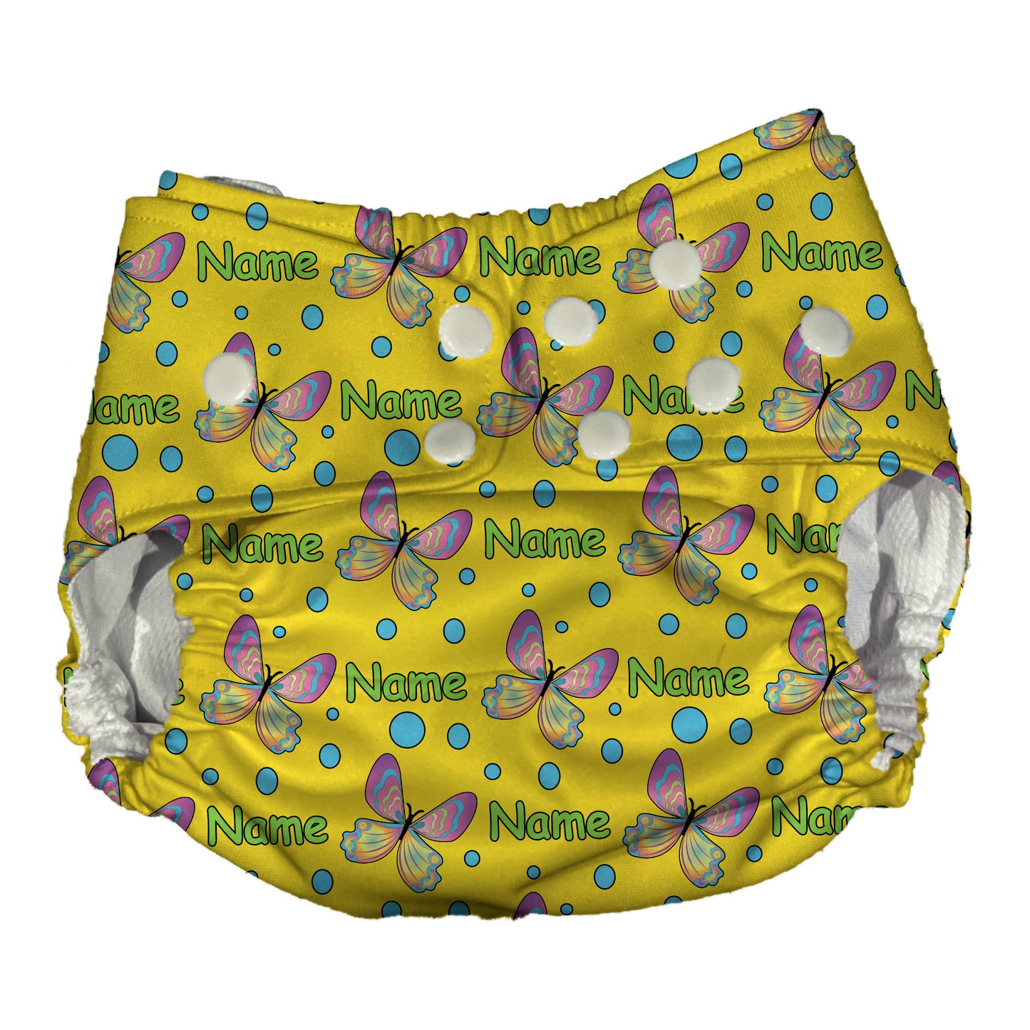 Butterfly Waterproof Diaper Cover | Reusable Swimmer