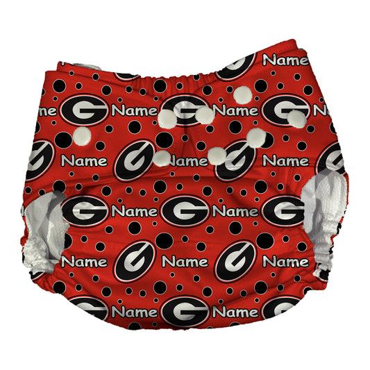 Georgia Bulldogs AI2 Cloth Diaper